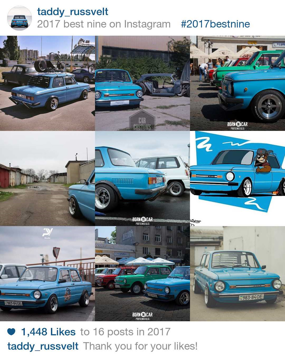 Best nine on Instagram 2017 1
