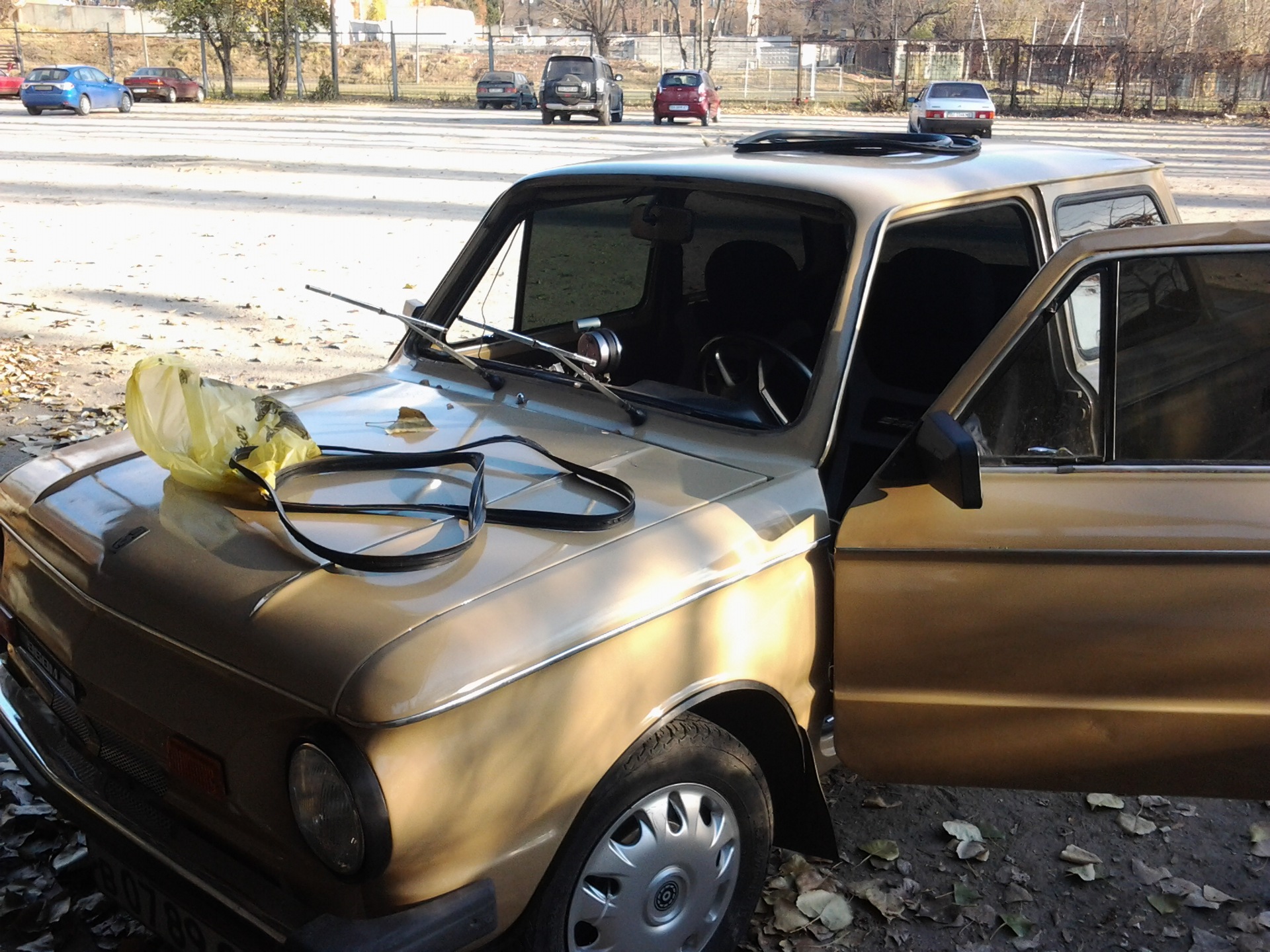 Змінив ущільнювач лобового скла 1