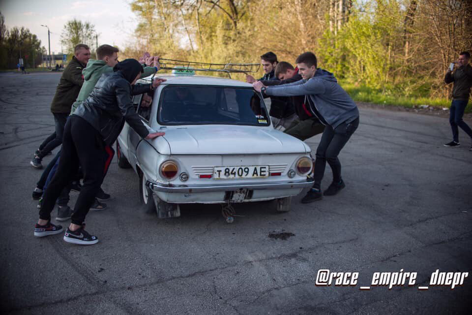 Бернаунт на запорожце 4