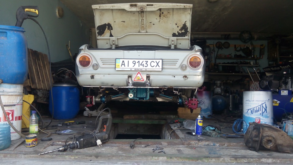 Переробка гальм супорта від Skoda Octavia на ЗАЗ 966 або BMW E21 1