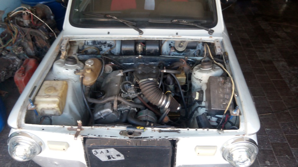 Встановлення двигуна BMW M50B20 ЗАЗ 966 & BMW E21 4