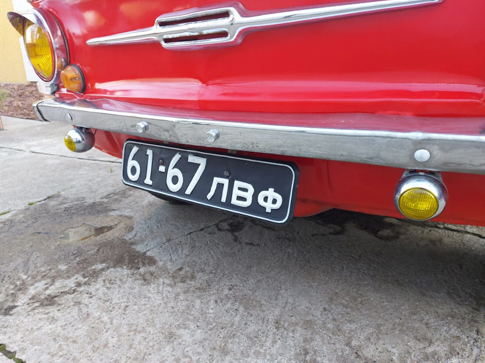 Перенос катафотов и номерного знака. 2