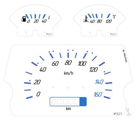 шкали для заз968м 4