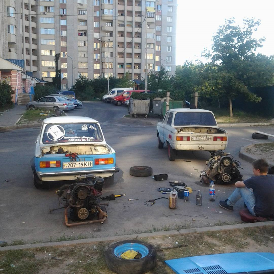 Звапнути двигун у дворі?! Пффф 1