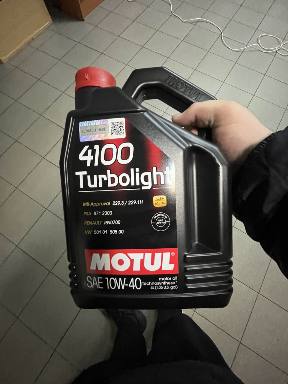 Заміна мастила Motul 4100 10w40 1