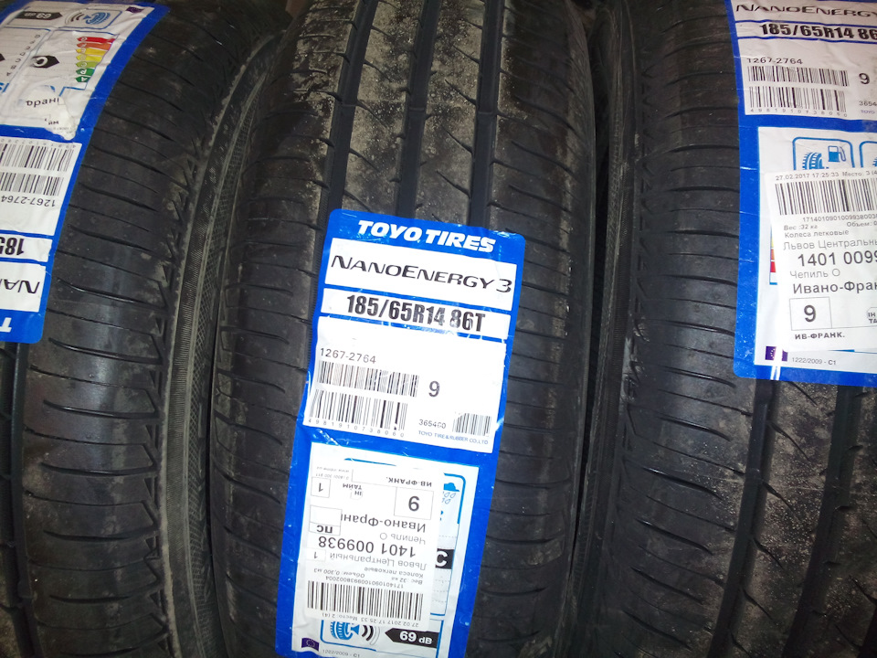 придбав шини (Toyo Nano Energy 3 185/65 r14) 4