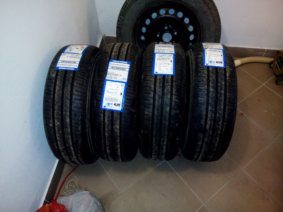придбав шини (Toyo Nano Energy 3 185/65 r14) 5