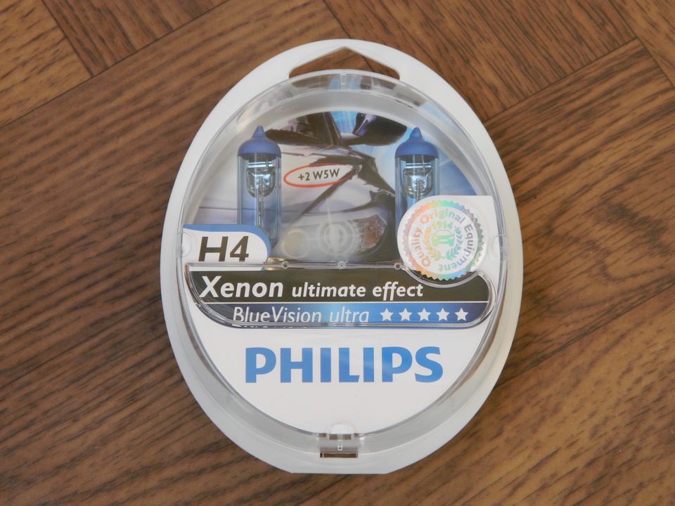 Встановлення ламп PHILIPS Blue Vision Ultra 1