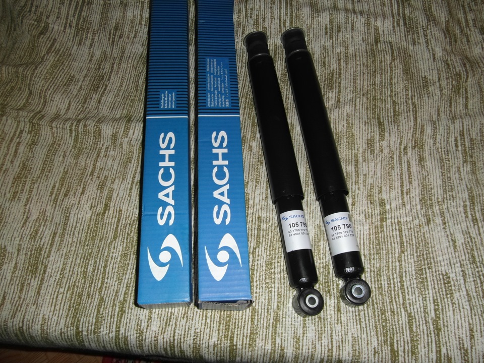Задні амортизатори SACHS (масло) 1