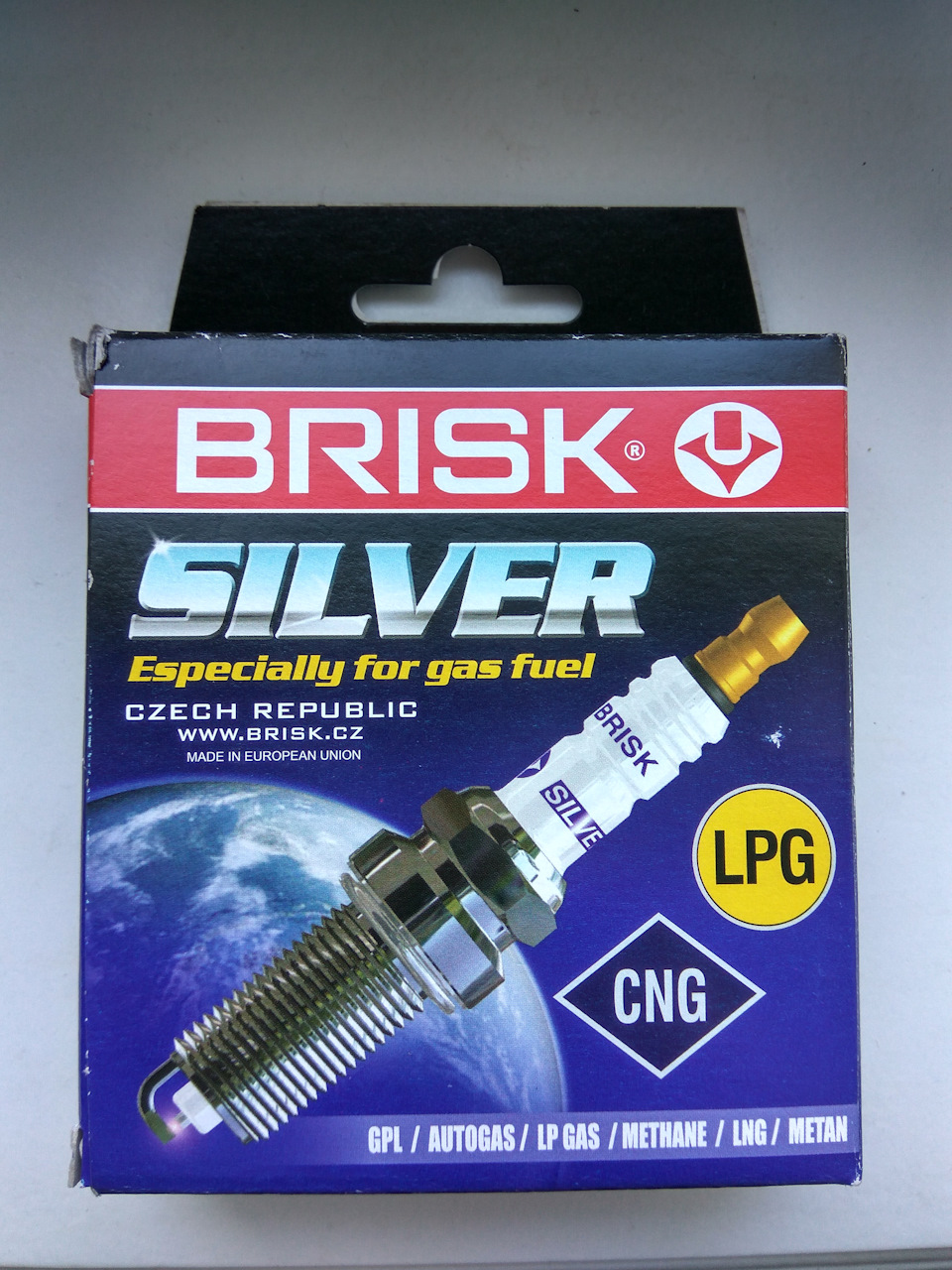 Заміна свічок на Brisk Silver for LPG 2