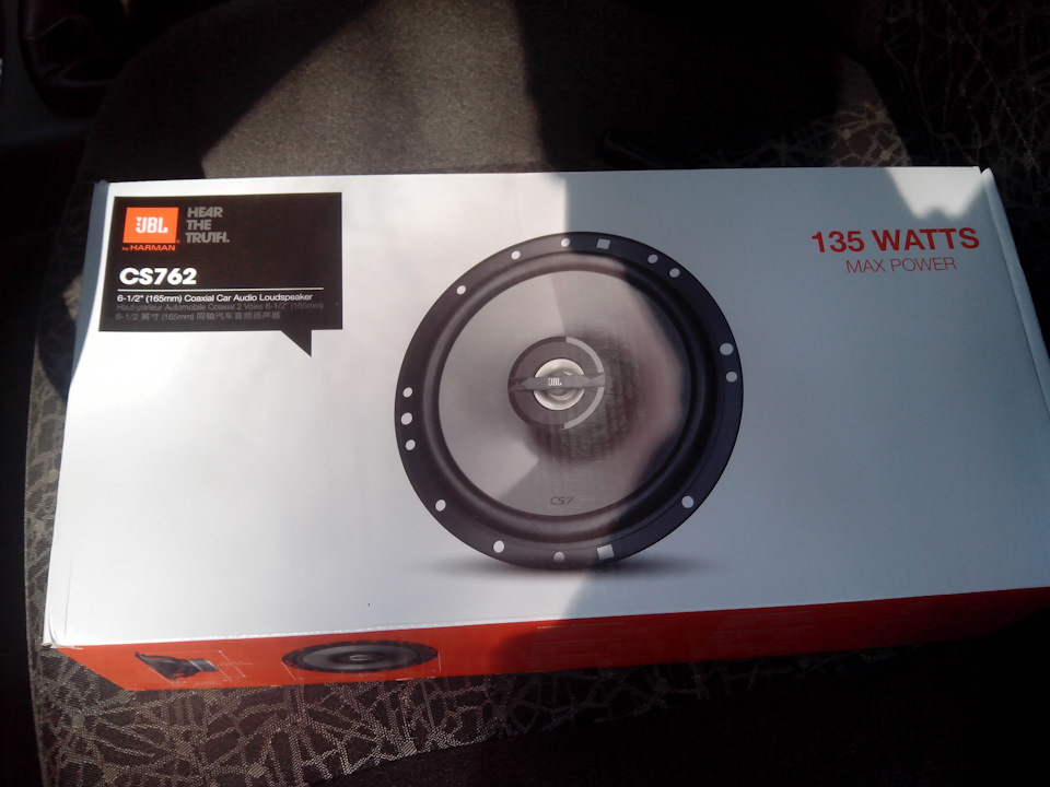 Заміна задніх колонок на JBL CS762 1