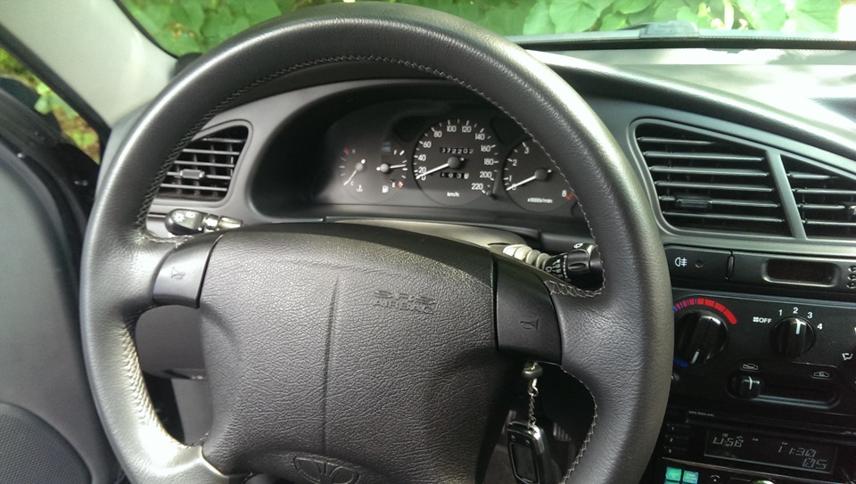 Руль від Daewoo Leganza (встановлений) 3