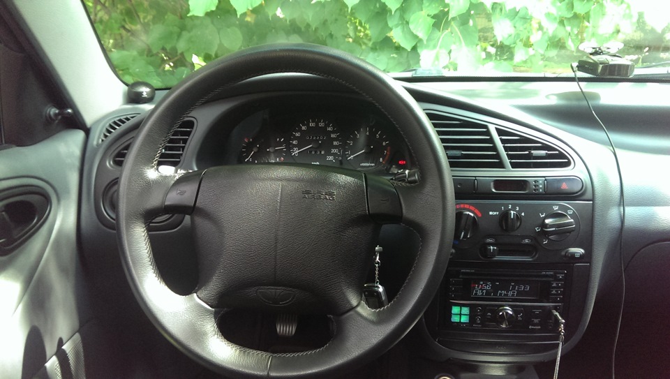 Руль від Daewoo Leganza (встановлений) 4