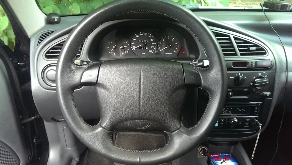 Руль від Daewoo Leganza (встановлений)