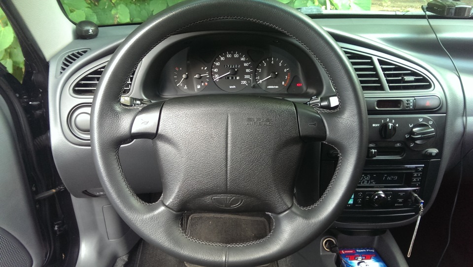 Руль від Daewoo Leganza (встановлений) 1