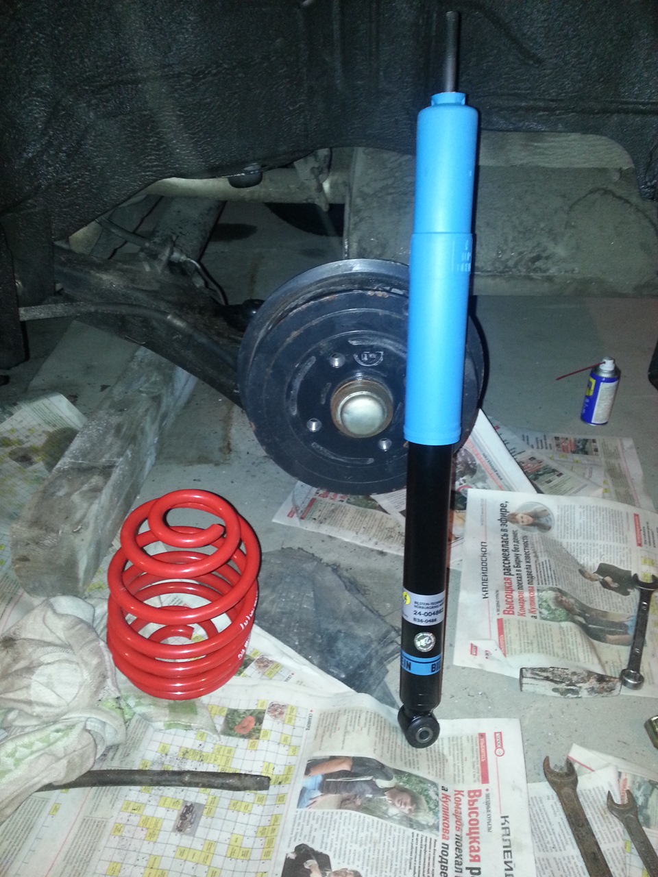 Установка задніх H&R -35 та Bilstein B6 5