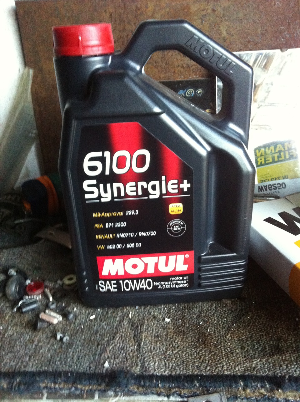 Нарешті дійшли руки. Змінив масло на MOTUL 1