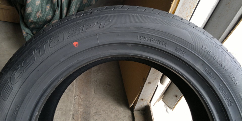 Придбав літню гуму KUMHO (ECSTA spt) 185/60 R14 82H 2