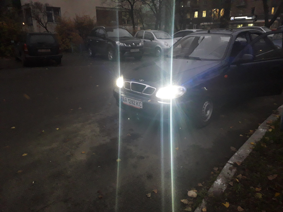 Встановлення Led ламп у фари 1
