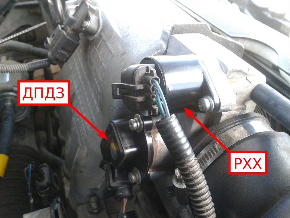 Заміна PXX та ДПДЗ 5