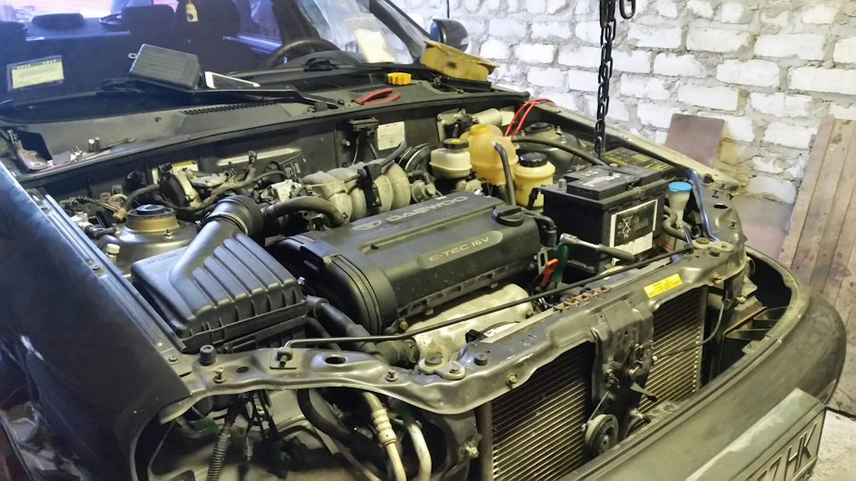 Довгоочікуваний свап мотора 1.3 на 1.6 16v 5