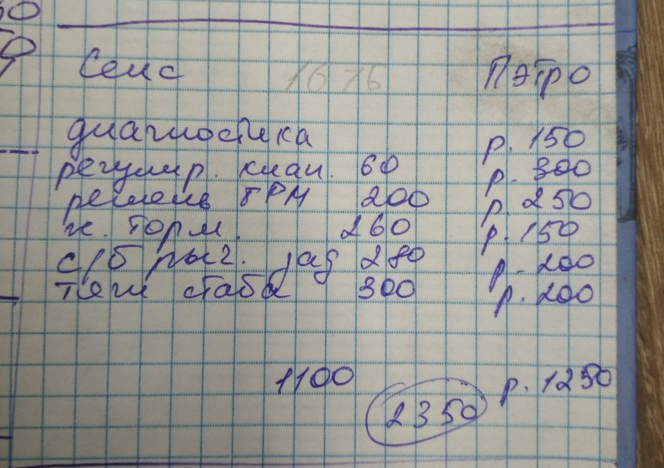 Заміна гальмівної рідини + регулювання клапанів + ремінець ГРМ + с/б заднього важеля + тяга стабілізатора 2