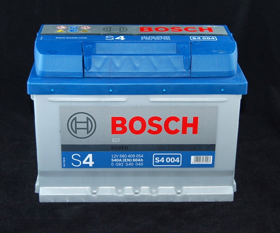 Новий акумулятор BOSCH S4 Silver 12V 60Ah 540A 1