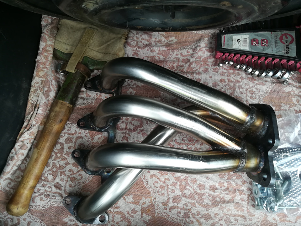 Рівнодовгий колектор (павук) 4-2-1 від RUD Exhaust та заключні закупівлі перед СВАПом A15SMS. 2