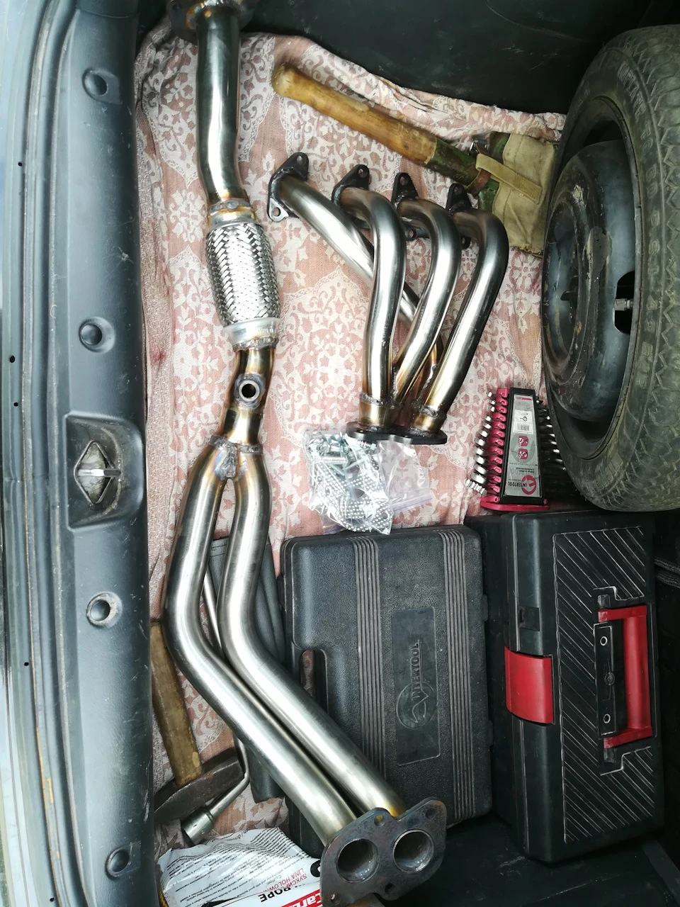 Рівнодовгий колектор (павук) 4-2-1 від RUD Exhaust та заключні закупівлі перед СВАПом A15SMS.