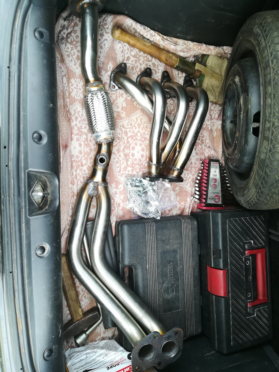 Рівнодовгий колектор (павук) 4-2-1 від RUD Exhaust та заключні закупівлі перед СВАПом A15SMS. 1