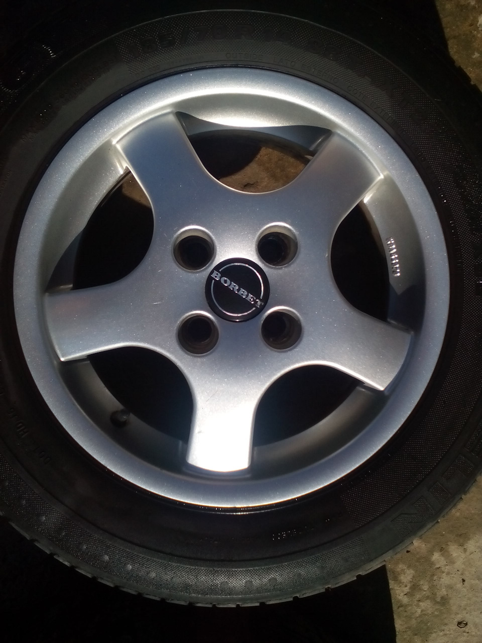 Продам Borbet r14 DIA 57.1, 6J, ET38, 4*100 з гумою Michelin (ПРОДАНО) 3