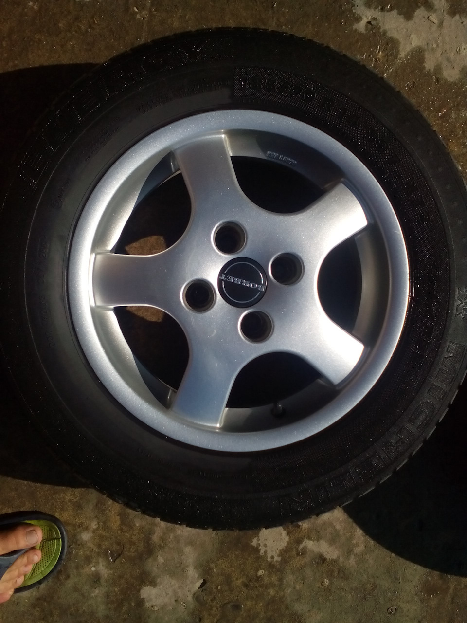 Продам Borbet r14 DIA 57.1, 6J, ET38, 4*100 з гумою Michelin (ПРОДАНО) 5