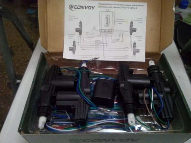 Встановлення центрального замку CONVOY X-400v2 2