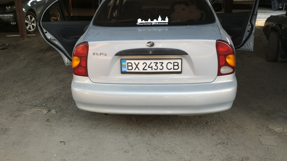 Шейвінг кришки багажника, початок 3