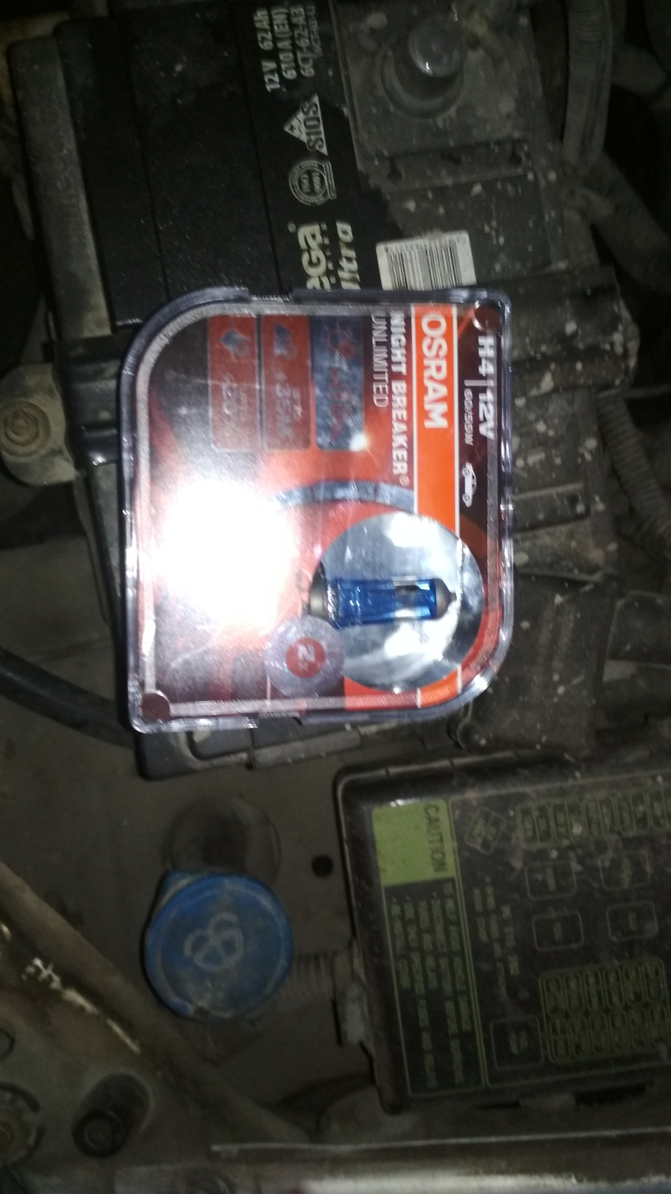 Заміна ламп у фарах. Osram night breaker unlimited +110 1