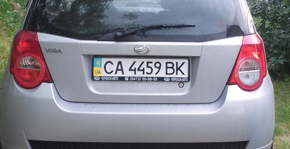 Підсвітка номера і рамка 1